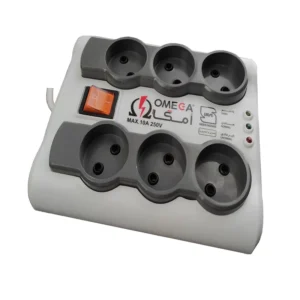 محافظ شش خانه ولتاژ برق امگا مدل P6000