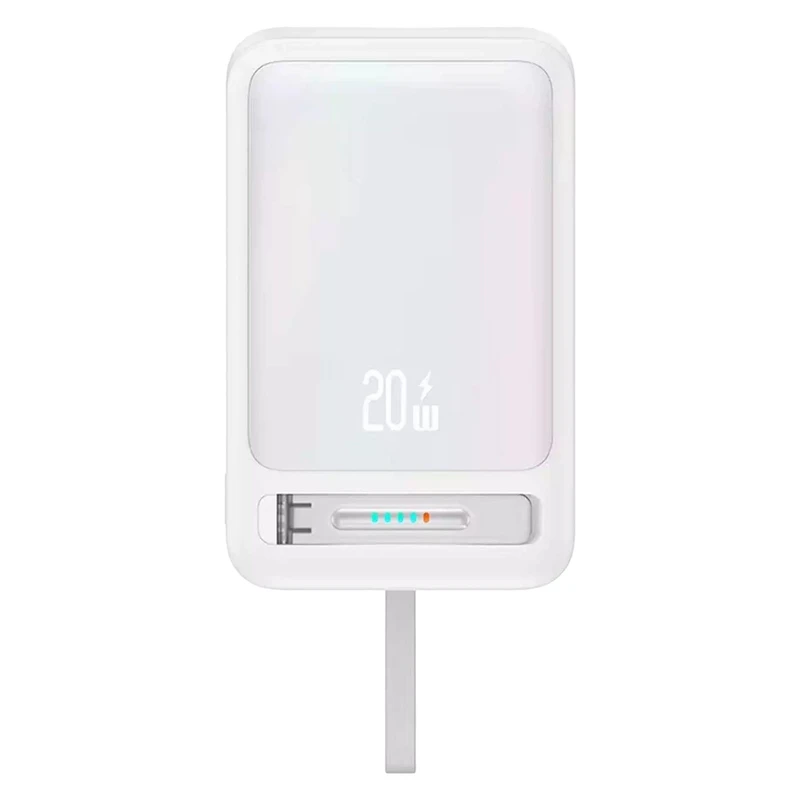 پاور بانک مگنتی یوسمز مدل US-CD219 ظرفیت ۱۰ هزار میلیآمپر فست شارژ ۲۰ وات