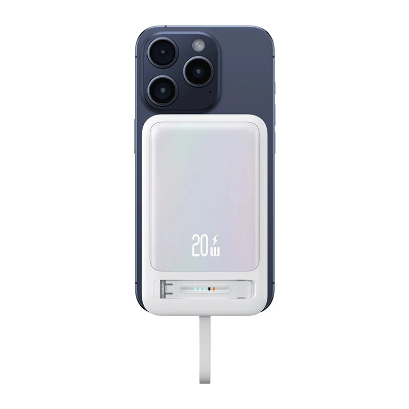 پاور بانک مگنتی یوسمز مدل US-CD219 ظرفیت ۱۰ هزار میلیآمپر فست شارژ ۲۰ وات